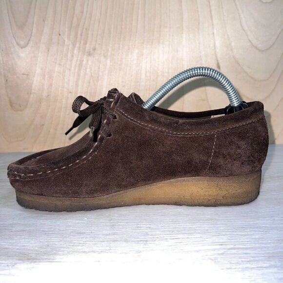 Clarks Originals Wallabee Brown Suede Crepe Sole 78984 Women's 6M - Picture 5 of 10